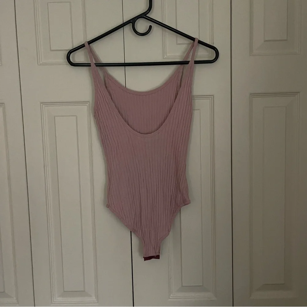 Pink Ribbed One Piece - Picture 3 of 3